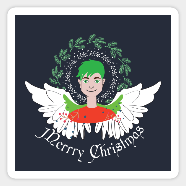 Christmas Angel Sticker by emma17